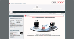 Desktop Screenshot of dotscan.de